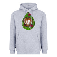 Heather Grey baseball and western roses teardrop  4 Heavyweight Hoodie - BundleAndBundleShop