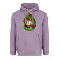 Lavender baseball and western roses teardrop  4 Heavyweight Hoodie - BundleAndBundleShop