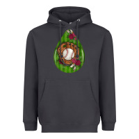 Smoke baseball and western roses teardrop  4 Heavyweight Hoodie - BundleAndBundleShop