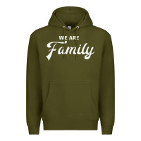 Army Green We Are Family (Family / Father / Mother / Children) Premium Hoodie - Bettercallsaul