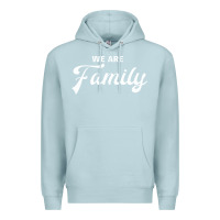 Blue Mist We Are Family (Family / Father / Mother / Children) Premium Hoodie - Bettercallsaul