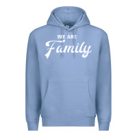 Colony Blue We Are Family (Family / Father / Mother / Children) Premium Hoodie - Bettercallsaul