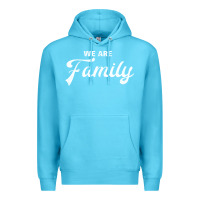 Ocean Blue We Are Family (Family / Father / Mother / Children) Premium Hoodie - Bettercallsaul