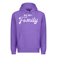 Purple We Are Family (Family / Father / Mother / Children) Premium Hoodie - Bettercallsaul