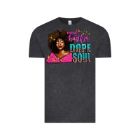 Vintage Black mad hustler dope soul Vintage Tee - AdoDesignShop