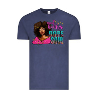 Vintage Denim mad hustler dope soul Vintage Tee - AdoDesignShop