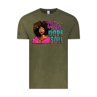 Vintage Olive mad hustler dope soul Vintage Tee - AdoDesignShop