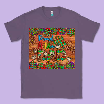 Proud Autism Dad Classic Tee Designed By Artiststas