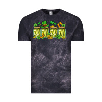 Cloud Black st. patricks day pickle Vintage Tee - Artiststas