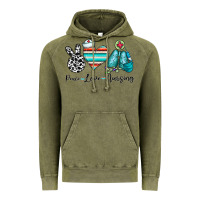 Vintage Olive peace love nursing Vintage Hoodie - CowhideDigitalArt
