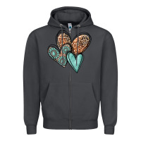 Smoke western love hearts Zipper Hoodie - MaliasSmallBusiness