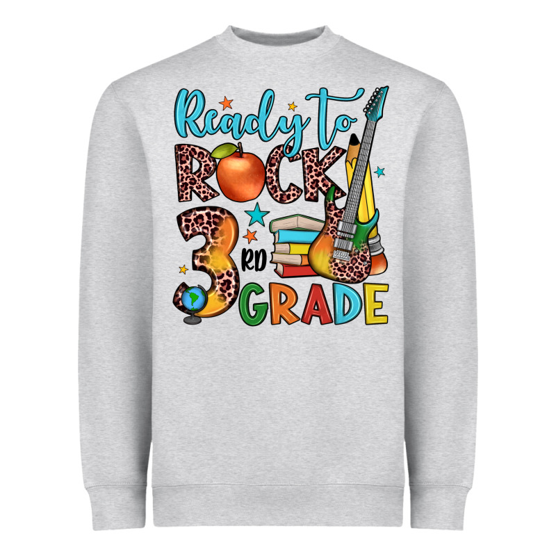 Ready To Rock 3rd Grade Heavyweight Sweatshirt by JahusDesignShop | Teevron