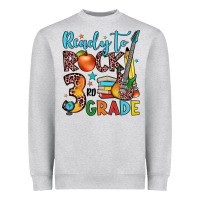 Heather Grey ready to rock 3rd grade Heavyweight Sweatshirt - JahusDesignShop