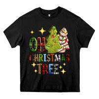 Black Oh Christmas tree Christmas cake Heavy Core Tee - RanaPortraitStore