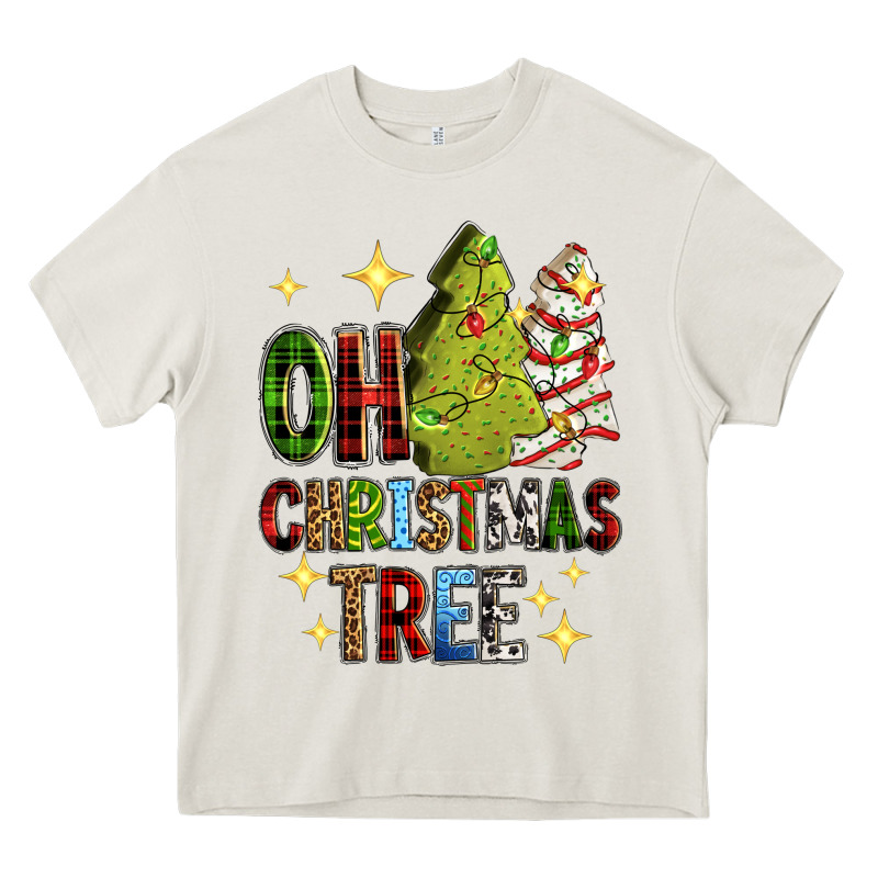 Oh Christmas Tree Christmas Cake Heavy Core Tee by RanaPortraitStore | Teevron