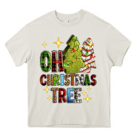 Cream Oh Christmas tree Christmas cake Heavy Core Tee - RanaPortraitStore