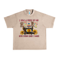 French Oak i sew a piece of my heart into every quilt i make Urban Heavy Tee - AdoDesignShop