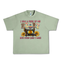 Oil Green i sew a piece of my heart into every quilt i make Urban Heavy Tee - AdoDesignShop