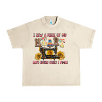 Sandshell i sew a piece of my heart into every quilt i make Urban Heavy Tee - AdoDesignShop