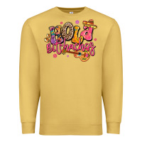 Antique Gold hola bitchachos mexico cinco de mayo Premium Sweatshirt - LillyAllenDesigns