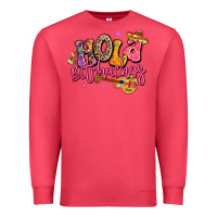 Cardinal hola bitchachos mexico cinco de mayo Premium Sweatshirt - LillyAllenDesigns