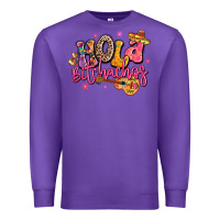Purple hola bitchachos mexico cinco de mayo Premium Sweatshirt - LillyAllenDesigns