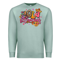 Seafoam hola bitchachos mexico cinco de mayo Premium Sweatshirt - LillyAllenDesigns