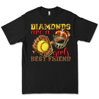 Black diamonds are a girls best friend softball Premium Tee - texasbilliewilder