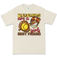 Bone diamonds are a girls best friend softball Premium Tee - texasbilliewilder