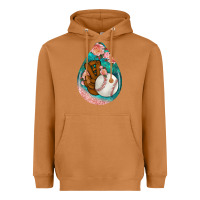 Meerkat baseball and western roses teardrop  3 Heavyweight Hoodie - BundleAndBundleShop