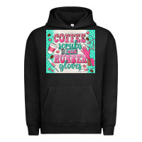 Pigment Black coffee scrubs and rubber gloves Urban Hoodie - TumblerDesignByShophia
