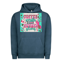 Pigment Midnight Navy coffee scrubs and rubber gloves Urban Hoodie - TumblerDesignByShophia