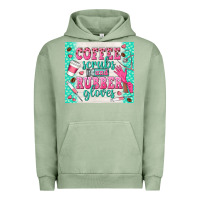 Pigment Oil Green coffee scrubs and rubber gloves Urban Hoodie - TumblerDesignByShophia