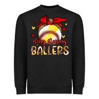 Black busy raising ballers Heavyweight Sweatshirt - Artiststas