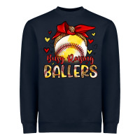 Navy busy raising ballers Heavyweight Sweatshirt - Artiststas