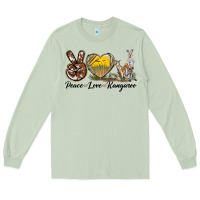 Matcha Peace Love Kangaroo Long Sleeve Tee - LillyAllenDesigns