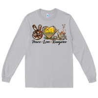 Moon Dust Peace Love Kangaroo Long Sleeve Tee - LillyAllenDesigns