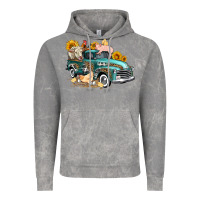 Cloud Rock western farm truck coop animals farm animals Vintage Hoodie - FaDigitalArtStudio