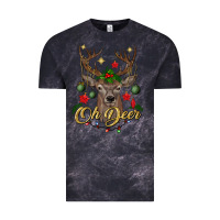 Cloud Black oh deer Christmas Vintage Tee - BundleAndBundleShop