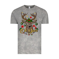 Cloud Rock oh deer Christmas Vintage Tee - BundleAndBundleShop
