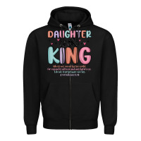 Black daughter of the king Zipper Hoodie - MaliasSmallBusiness