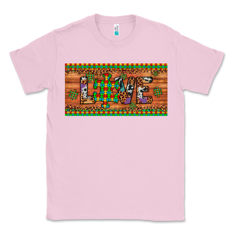Love Autism Awareness License Plate Classic Tee by Artiststas | Teevron
