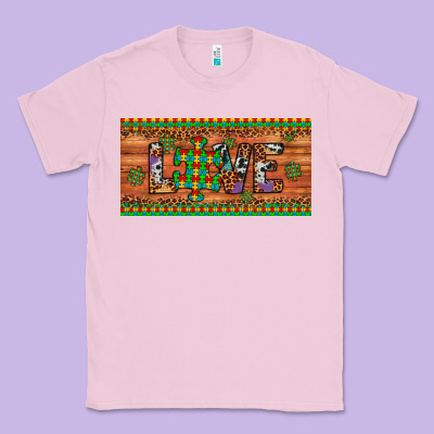 Love Autism Awareness License Plate Classic Tee Designed By Artiststas