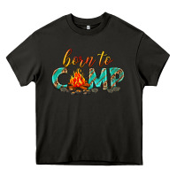 Asphalt born to camp Heavy Core Tee - texasbilliewilder