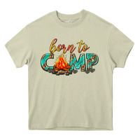 Mossy born to camp Heavy Core Tee - texasbilliewilder