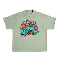 Oil Green race sunflower patches Urban Heavy Tee - AdoDesignShop