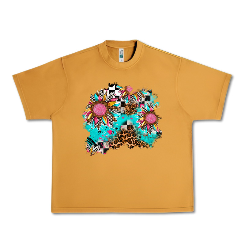 Race Sunflower Patches Urban Heavy Tee by AdoDesignShop | Teevron