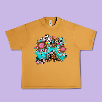 Race Sunflower Patches Urban Heavy Tee Designed By Adodesignshop