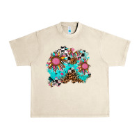 Sandshell race sunflower patches Urban Heavy Tee - AdoDesignShop