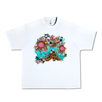 White race sunflower patches Urban Heavy Tee - AdoDesignShop